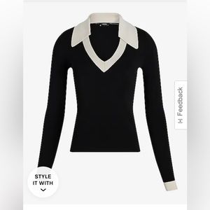 Brand new with tags Express black sweater